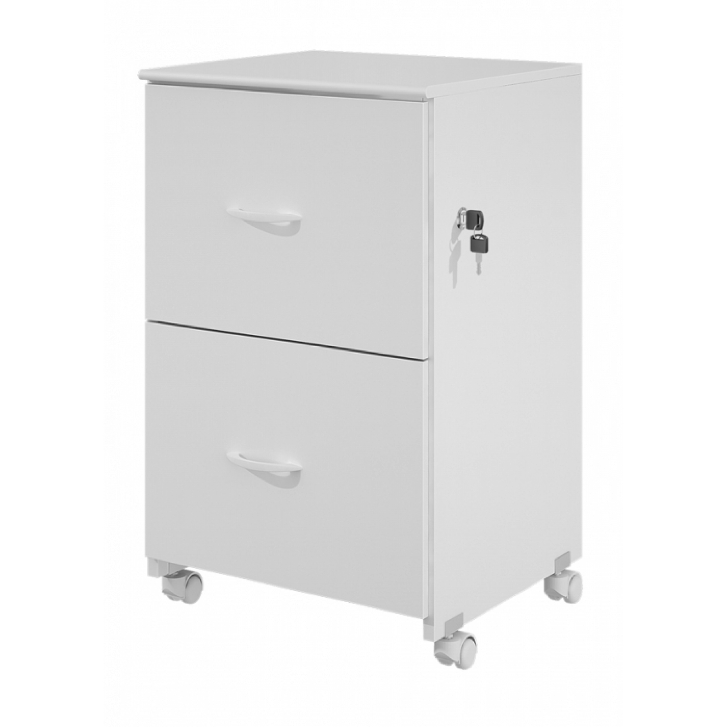 Gaveteiro volante com 2 gavetas